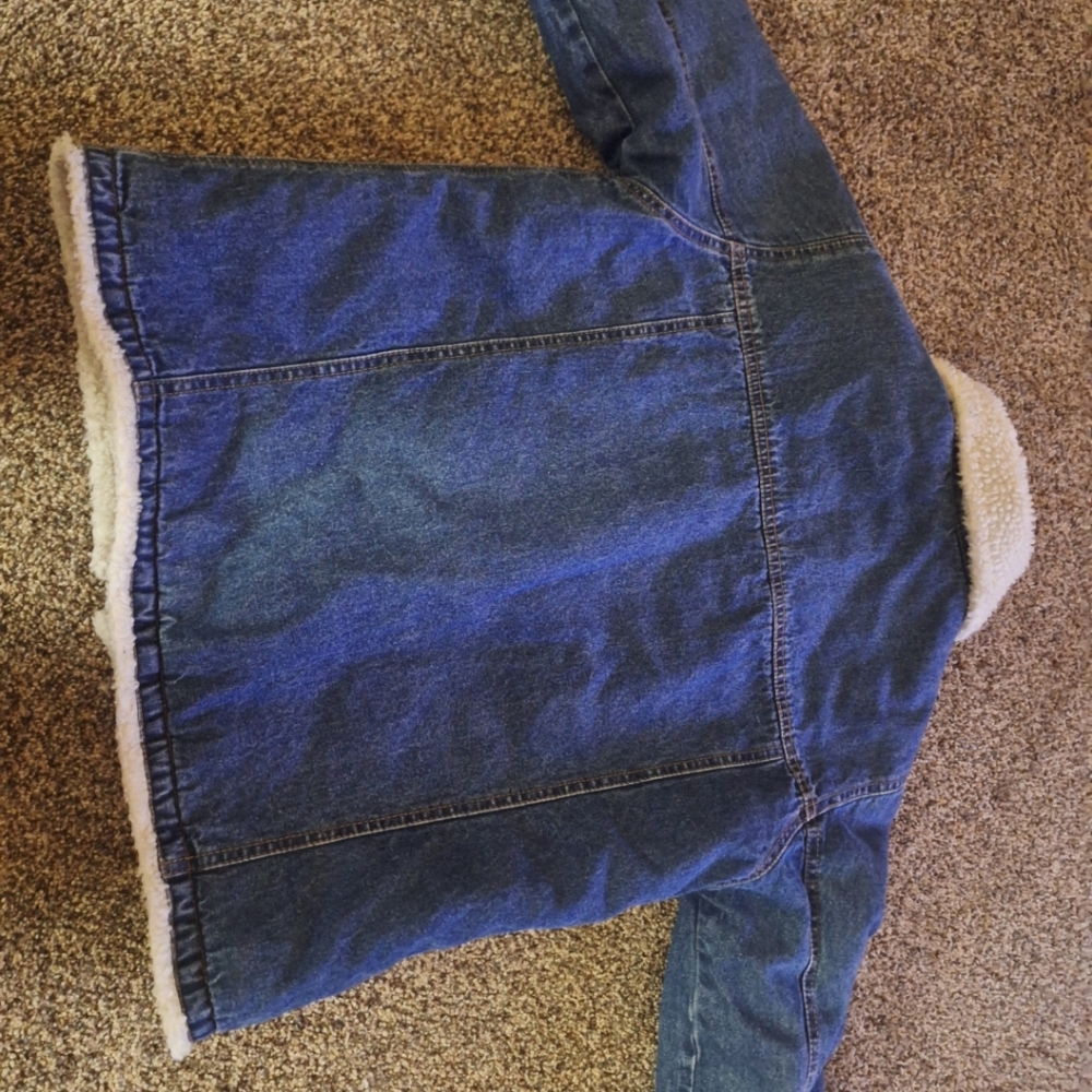 Winter jean jacket